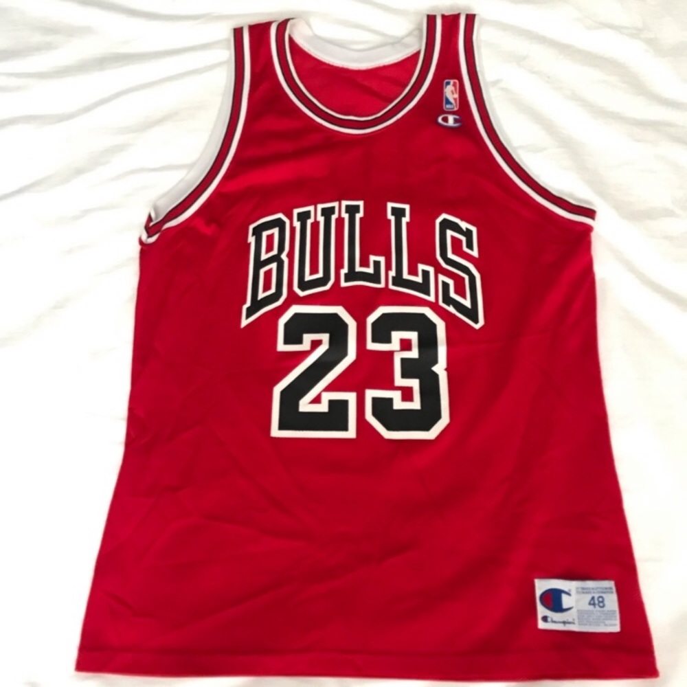 Michael Jordan #23 Chicago Bulls Champion Jersey